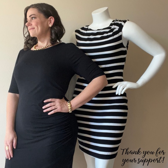 SOLD NWOT Loft Outlet Ruffle Top w/ Buttons in Navy Blue Size Petite Small PS SP - Picture 6 of 6